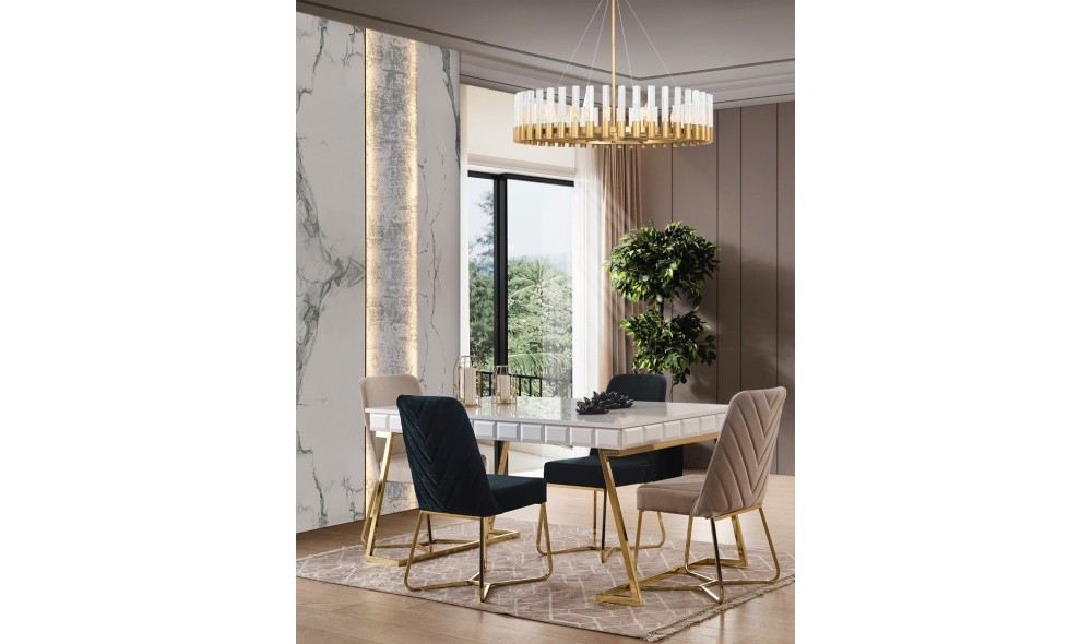 Ağva Aytaşı Yemek Odası Takımı %100 MDF