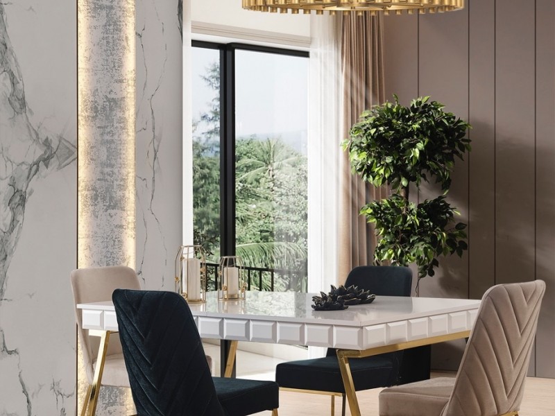 Ağva Aytaşı Yemek Odası Takımı %100 MDF