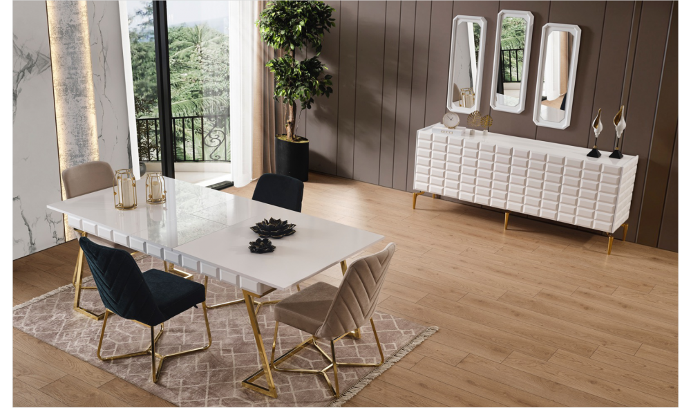 Ağva Aytaşı Yemek Odası Takımı %100 MDF