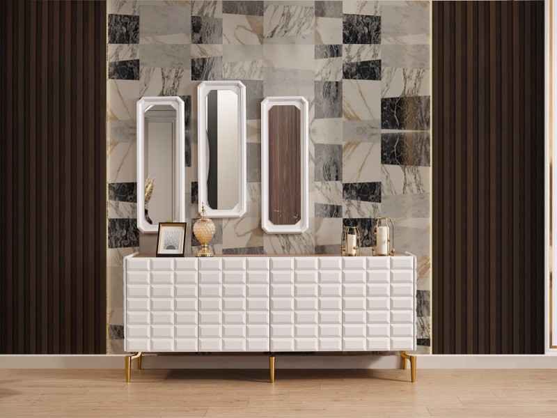 Ağva Ceviz Yemek Odası Takımı %100 MDF