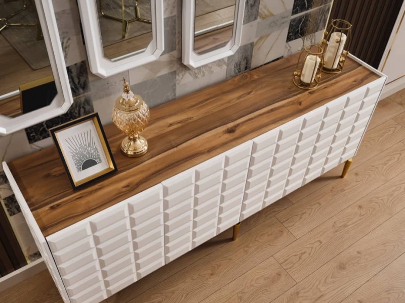 Ağva Ceviz Yemek Odası Takımı %100 MDF