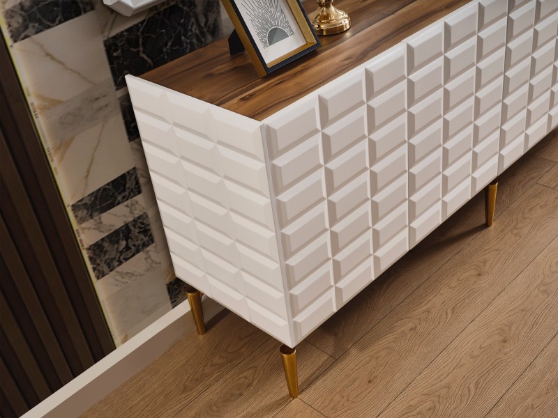 Ağva Ceviz Yemek Odası Takımı %100 MDF