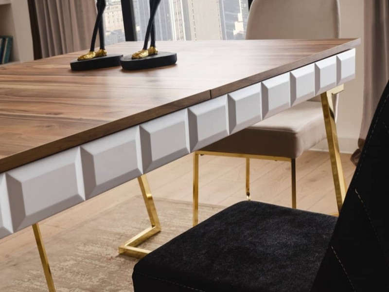 Ağva Ceviz Yemek Odası Takımı %100 MDF