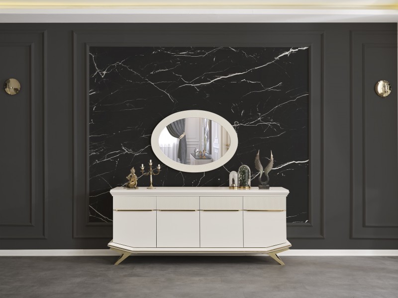 Angel Yemek Odası (Ön yüzler %100 mdf kasa suntalem malzemeden üretilmiştir)