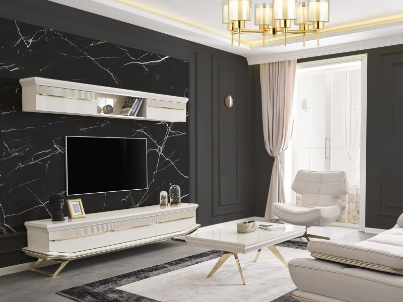 Angel Yemek Odası (Ön yüzler %100 mdf kasa suntalem malzemeden üretilmiştir)