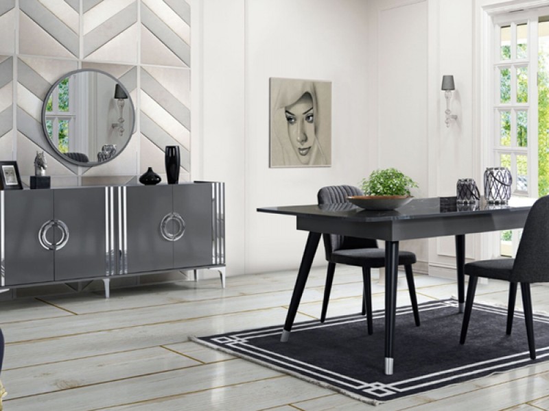 Asel Antrasit Yemek Odası