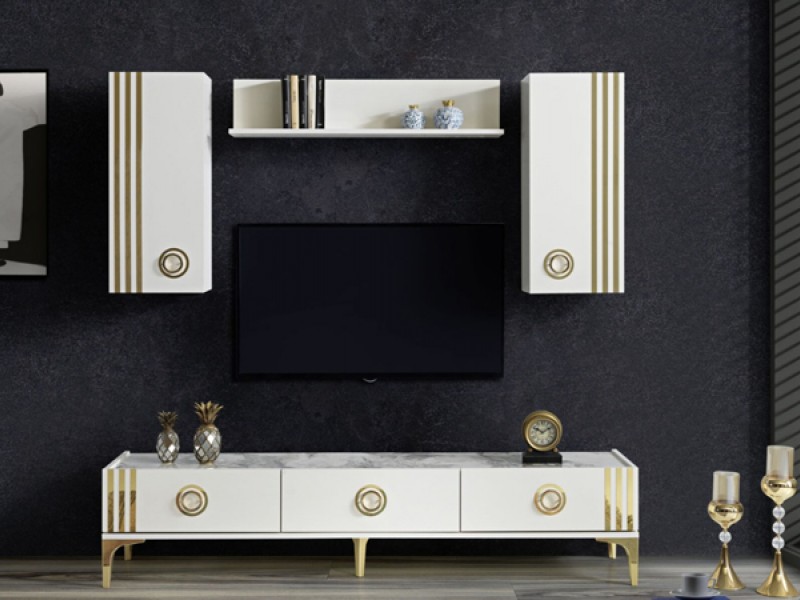 Asel Beyaz Yemek Odası