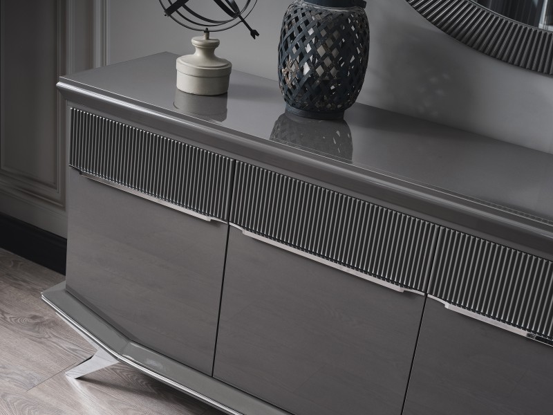 Asya Yemek Odası (Ön yüzler %100 mdf kasa suntalem malzemeden üretilmiştir)