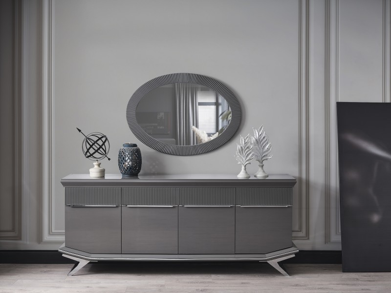 Asya Yemek Odası (Ön yüzler %100 mdf kasa suntalem malzemeden üretilmiştir)