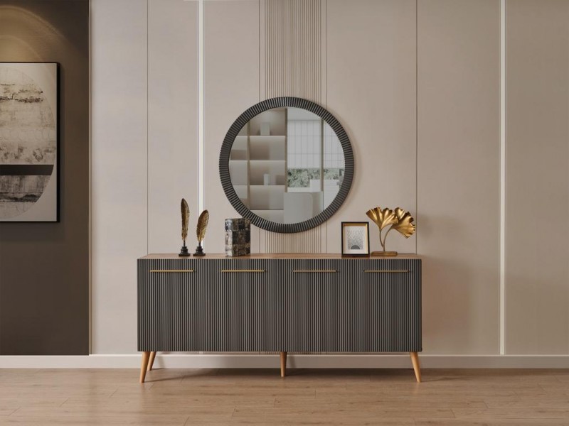 Çırağan Ceviz Yemek Odası  %100 MDF