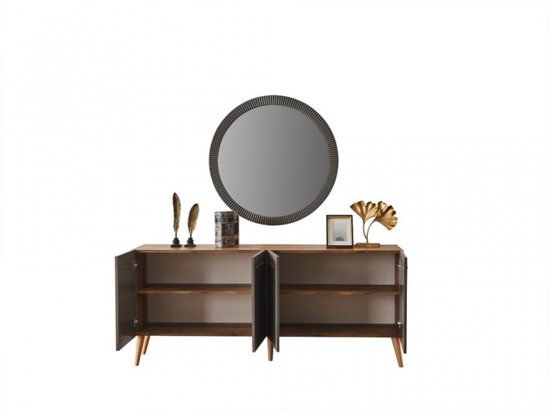 Çırağan Ceviz Yemek Odası  %100 MDF