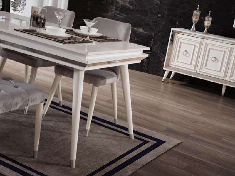 Elegant Beyaz Yemek Odası