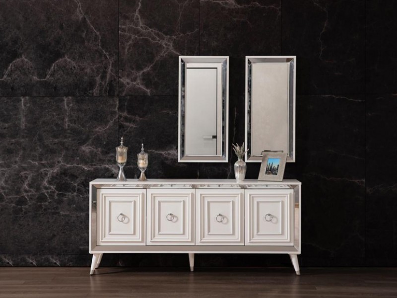 Elegant Beyaz Yemek Odası