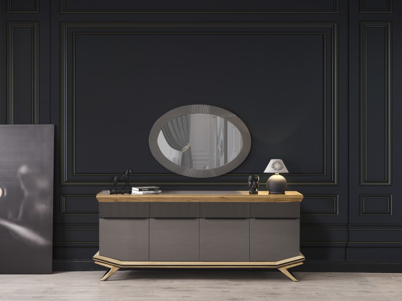 Grand Yemek Odası (Ön yüzler %100 mdf kasa suntalem malzemeden üretilmiştir)