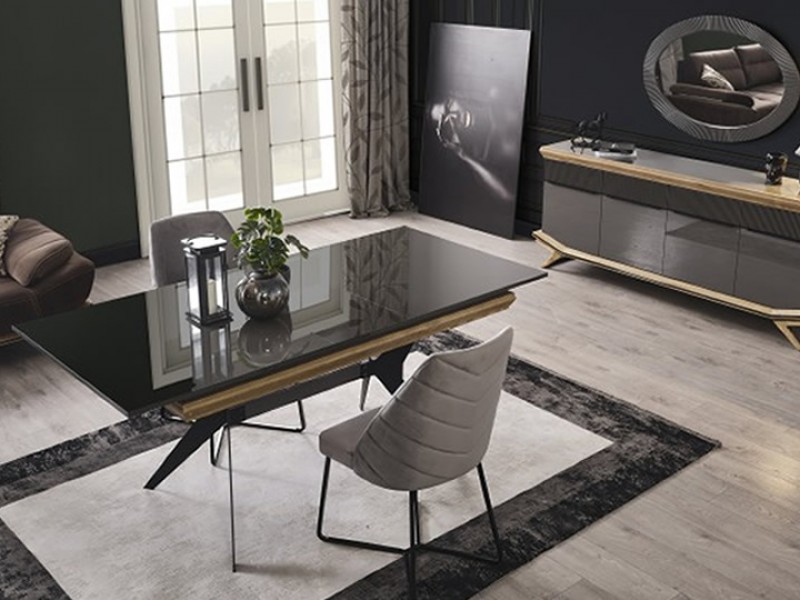 Grand Yemek Odası (Ön yüzler %100 mdf kasa suntalem malzemeden üretilmiştir)