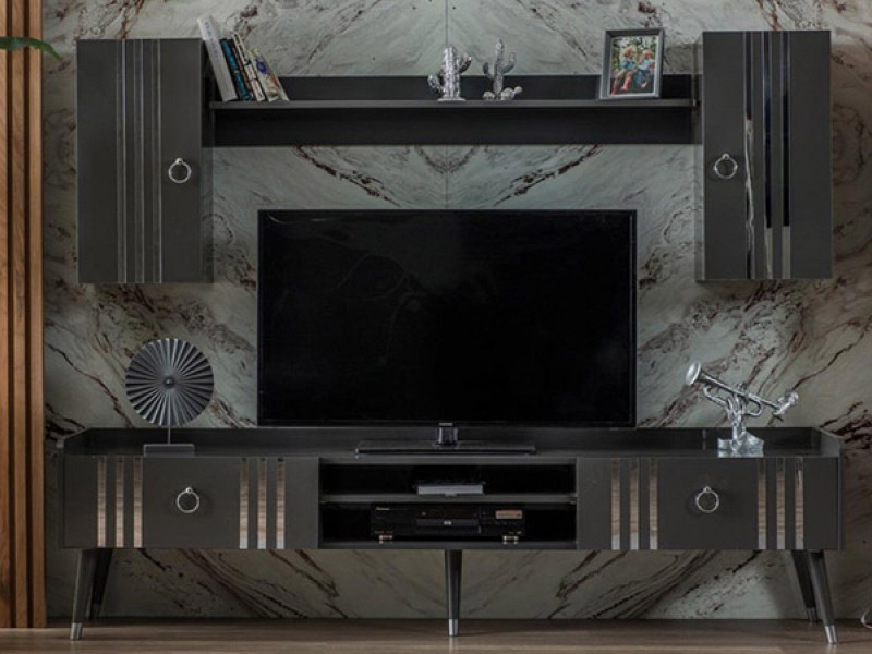 Lotus Siyah Yemek Odası