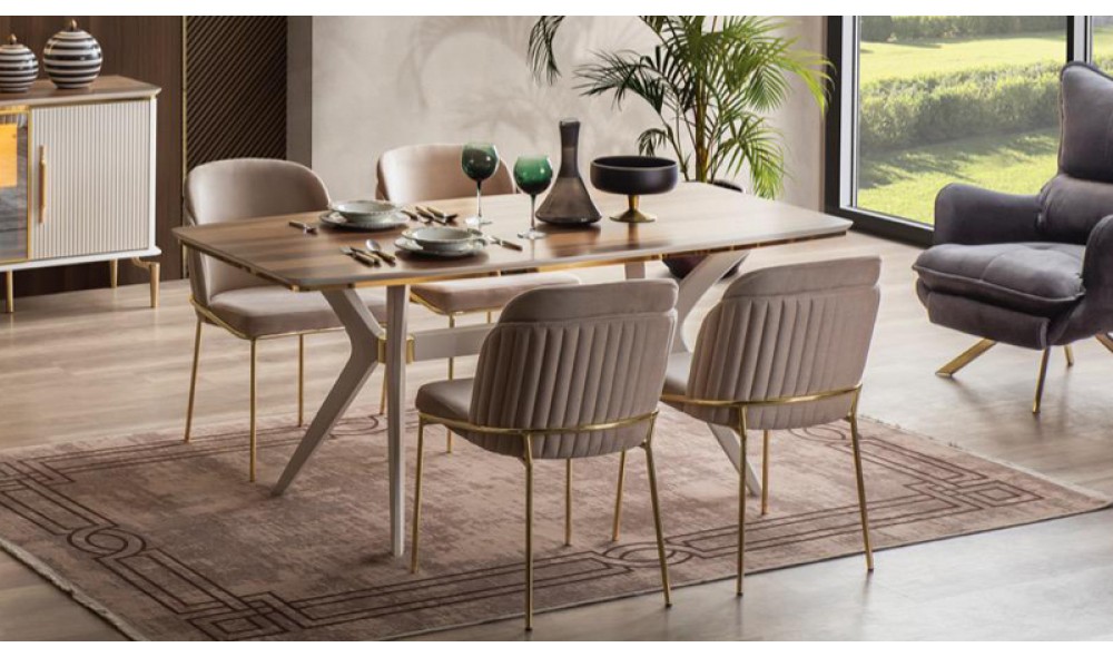 Royal Yemek Odası  (Yüzler %100 MDF Kasa Suntalem)