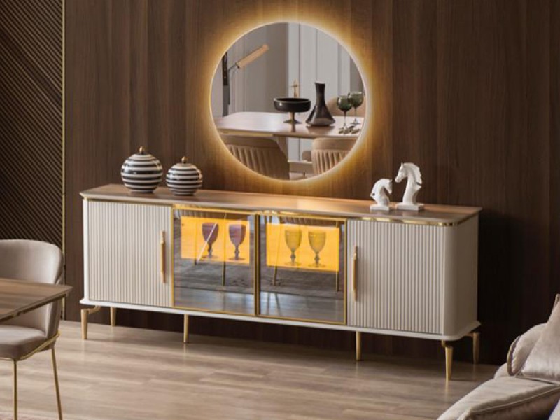 Royal Yemek Odası  (Yüzler %100 MDF Kasa Suntalem)